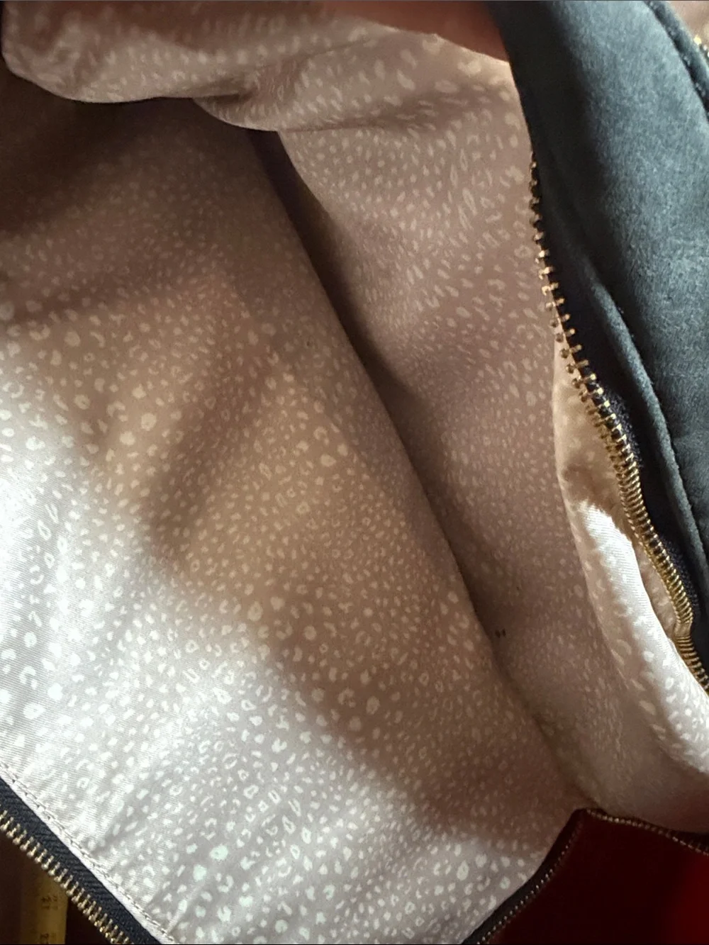 Target Black Shoulder Bag with Gold Zippers